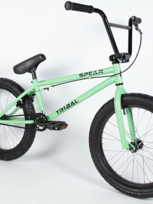 green kid bike